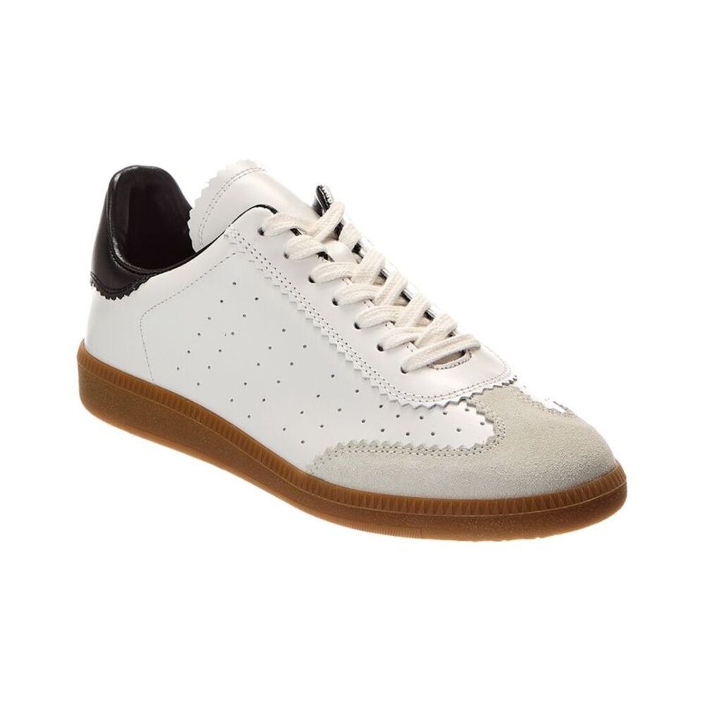 Isabel Marant Bryce Leather Sneaker, White